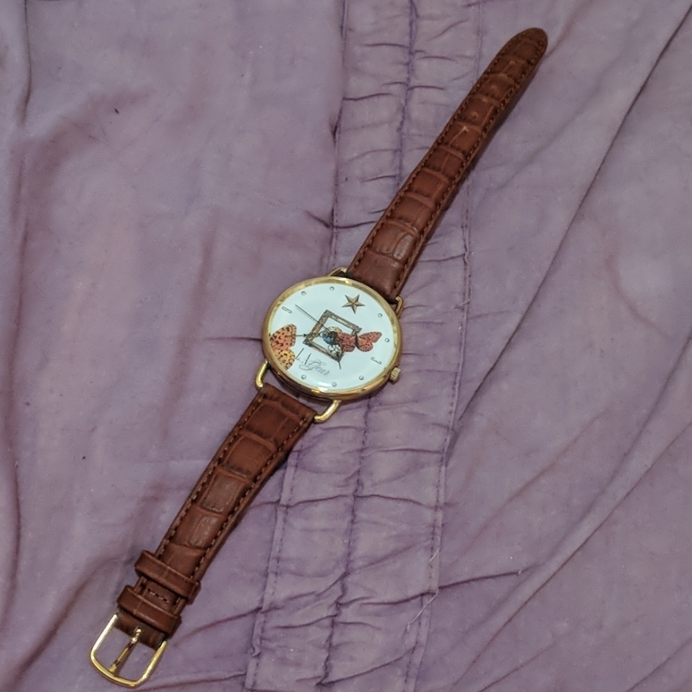Retro LA Gear butterfly watch